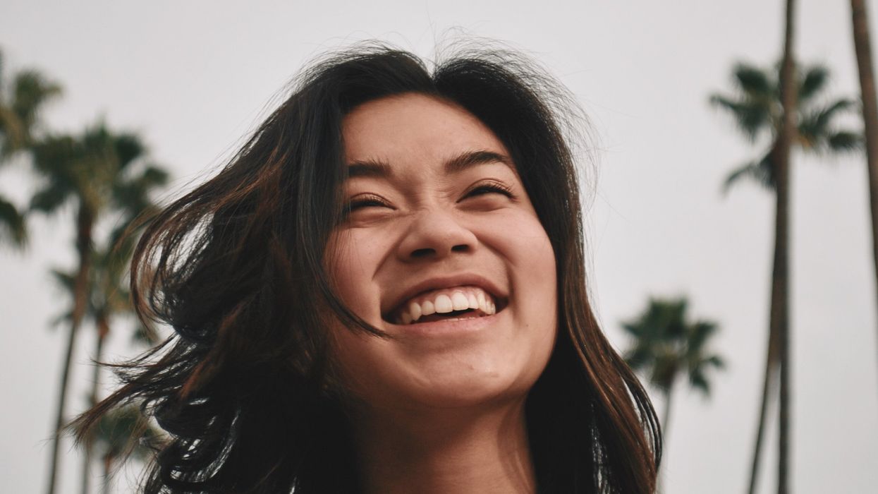A happy woman