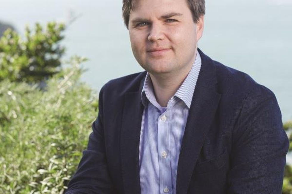 A younger J.D. Vance