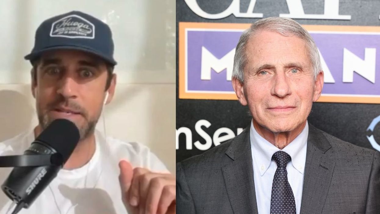 Aaron Rodgers; Dr. Anthony Fauci