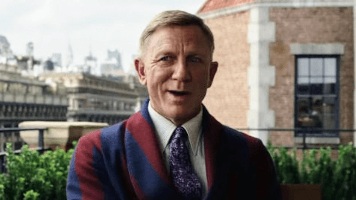 actor Daniel Craig as character Benoit Blanc from the "Knives Out" films