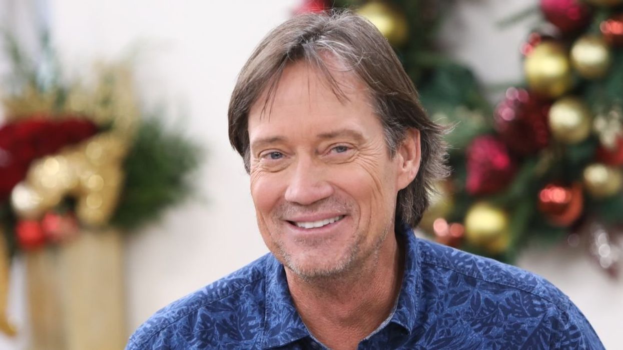 Actor Kevin Sorbo visits Hallmark's "Home & Family" at Universal Studios Hollywood.