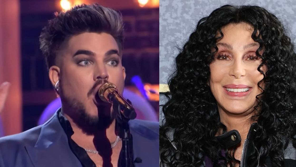 Adam Lambert's Shows Off Killer Cher Impression On 'Tonight Show:' VIDEO - Comic Sands