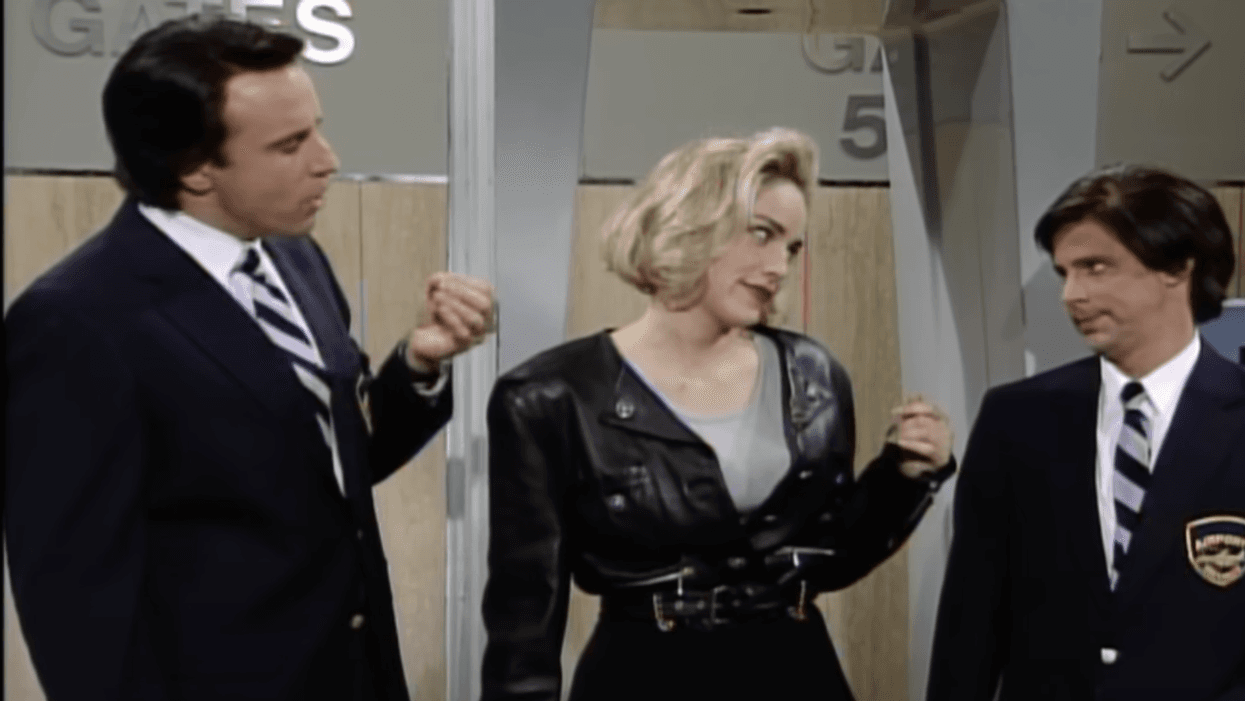 'Airport Security Check' scene from 'SNL'