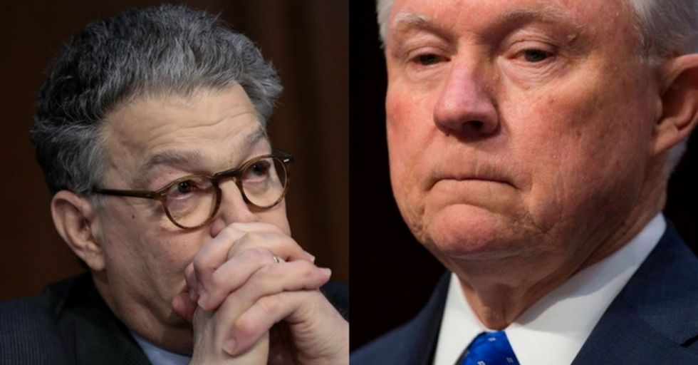 Al Franken; Jeff Sessions 