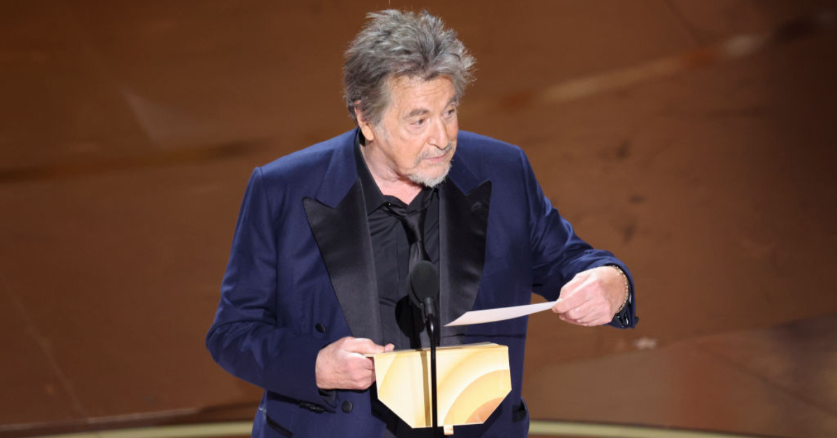 Al Pacino announcing Best Picture