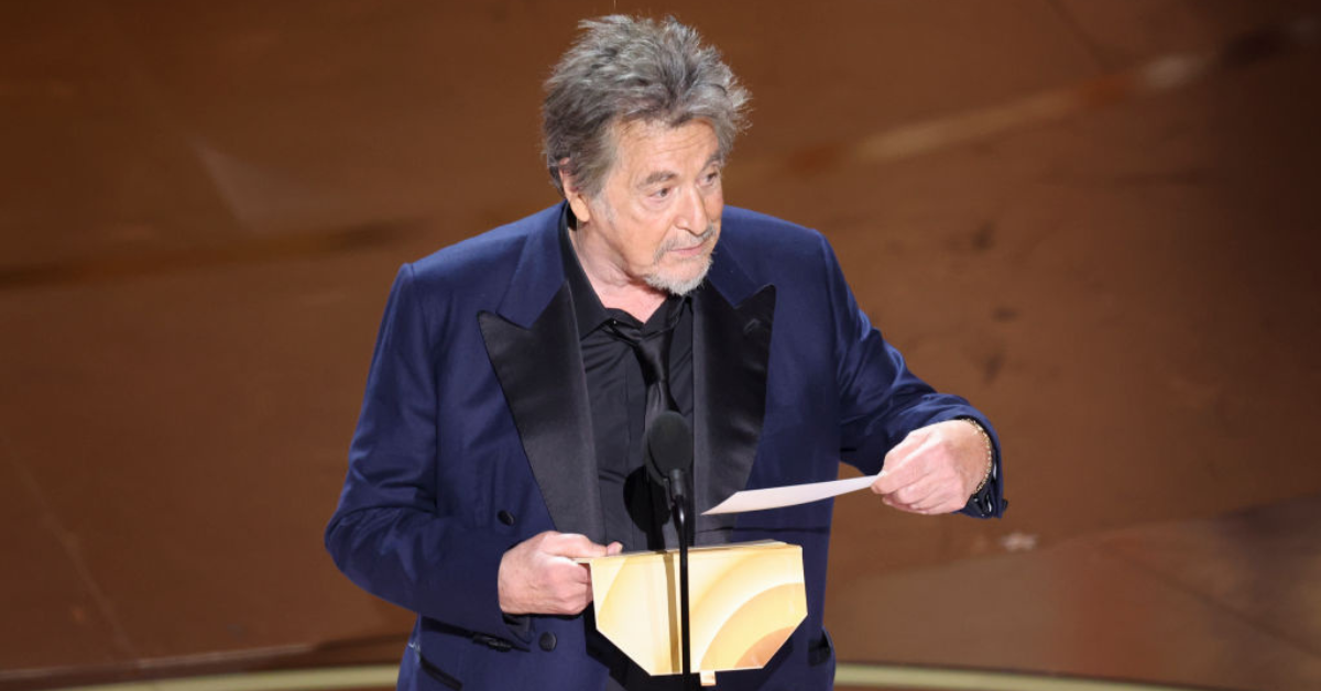 Al Pacino Addresses Oscars Best Picture 'Controversy': VIDEO - Comic Sands