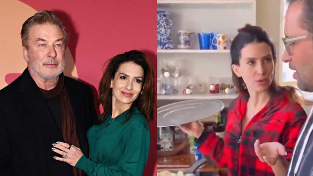 Alec and Hilaria Baldwin; Screenshot of Hilaria Baldwin