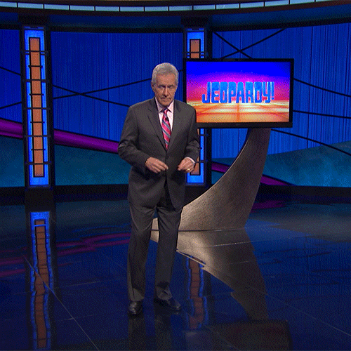 Alex Trebek GIF by Jeopardy!