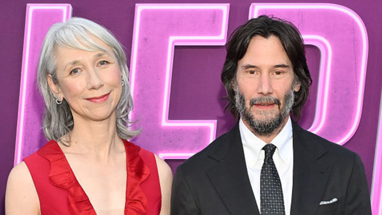 Alexandra Grant and Keanu Reeves