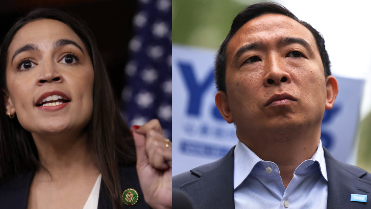 Alexandria Ocasio-Cortez; Andrew Yang