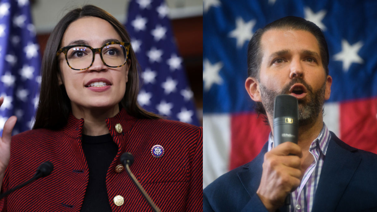 Alexandria Ocasio-Cortez; Donald Trump Jr.