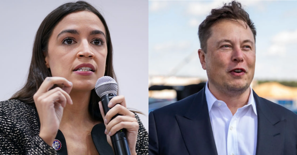 Alexandria Ocasio-Cortez; Elon Musk