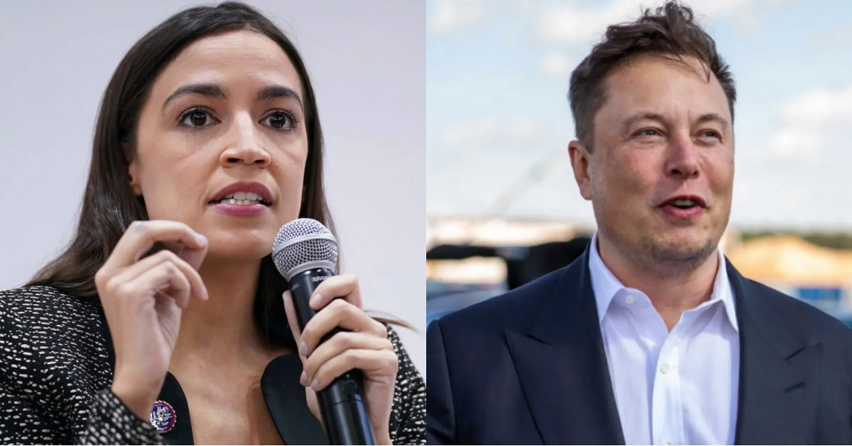 Alexandria Ocasio-Cortez; Elon Musk