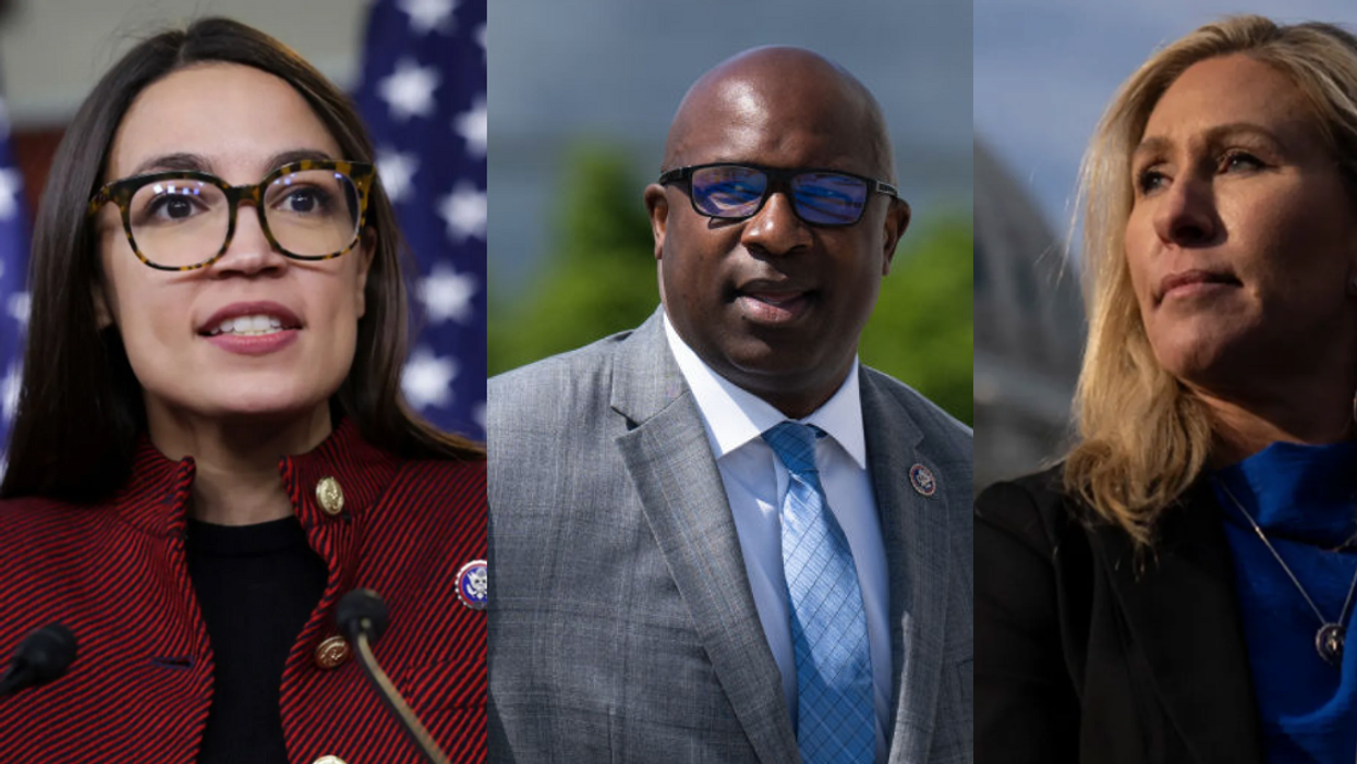 Alexandria Ocasio-Cortez; Jamaal Bowman; Marjorie Taylor Greene