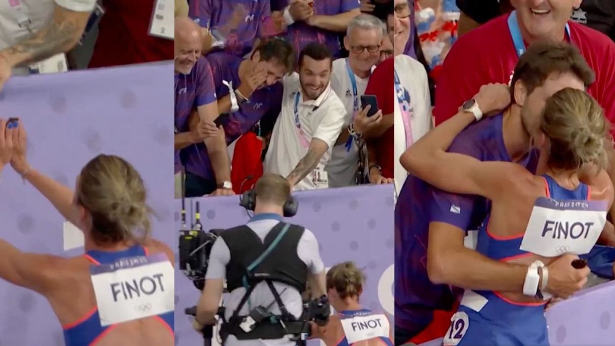 Alice Finot proposing