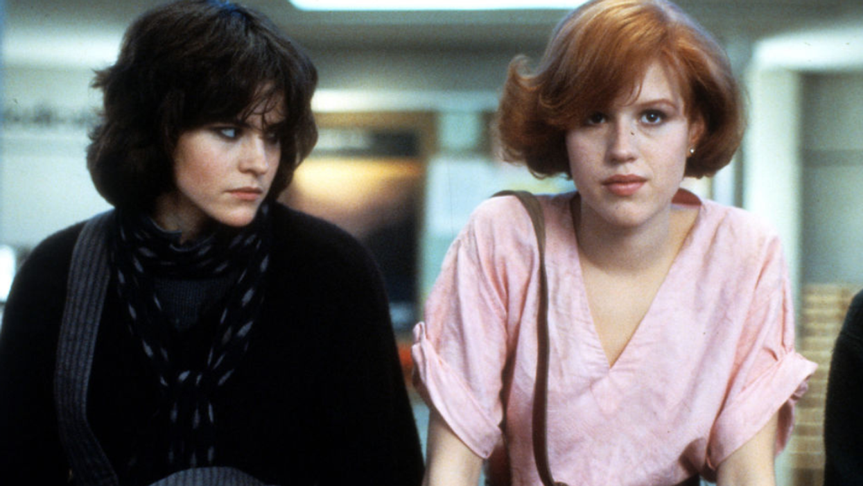 Ally Sheedy and Molly Ringwald in "The Breakfast Club".