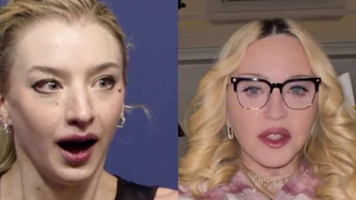 Amber Glenn and Madonna
