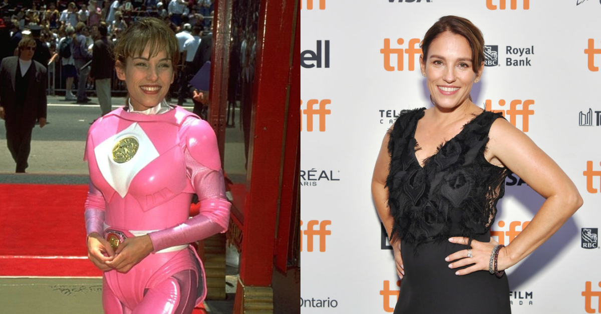 Amy Jo Johnson as Pink Ranger; Amy Jo Johnson