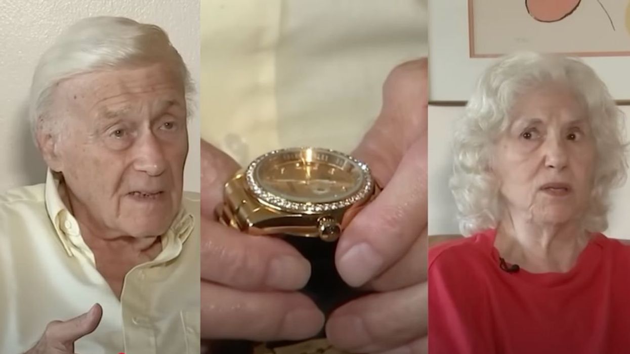 An 87-year-old Gramercy Park man and his wife fought off a pair of watch thieves in a scam gone wrong.