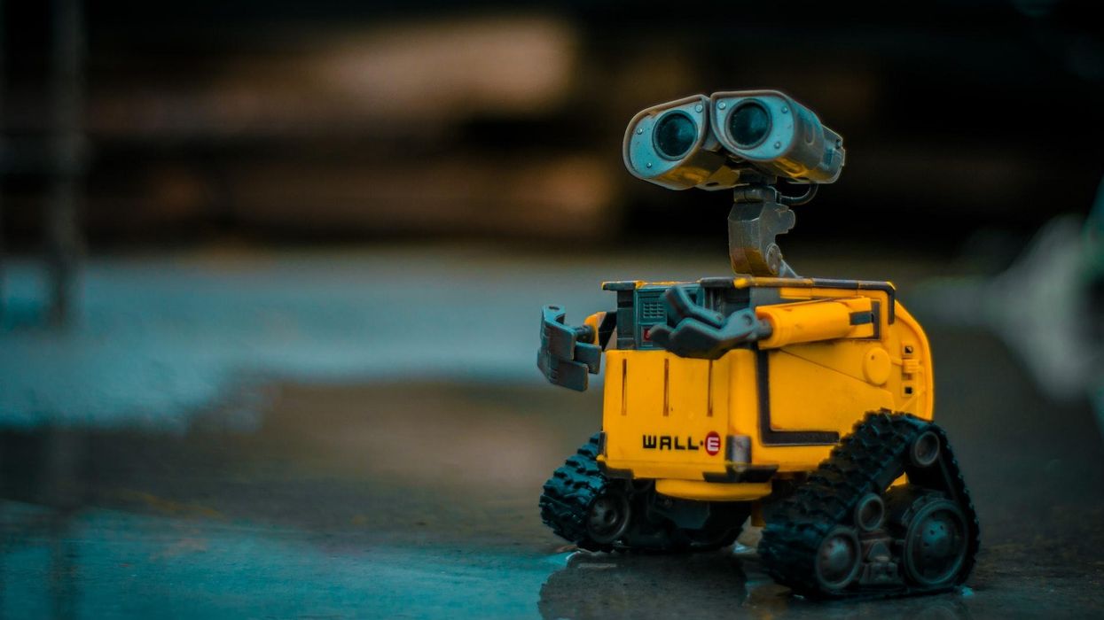 An image of sad toy Wall-E