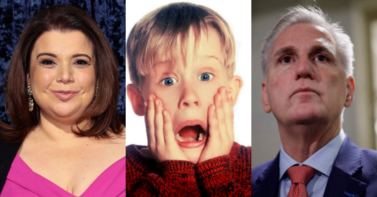 Ana Navarro; Screenshot of Kevin McCallister from "Home Alone"; Kevin McCarthy