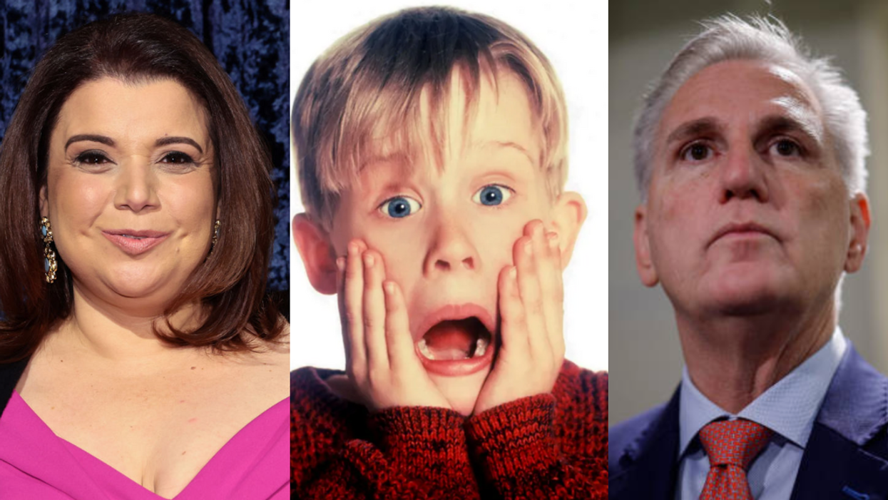 Ana Navarro; Screenshot of Kevin McCallister from "Home Alone"; Kevin McCarthy