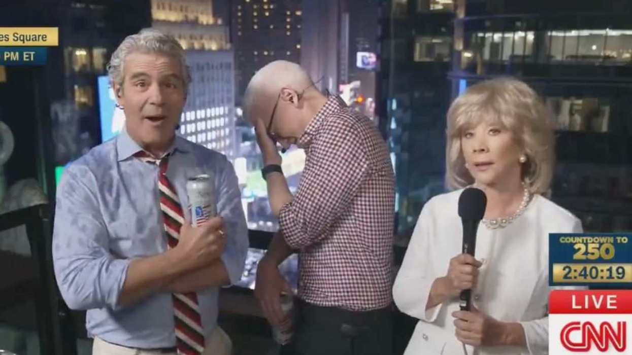Andy Cohen, Anderson Cooper and Cheri Oteri