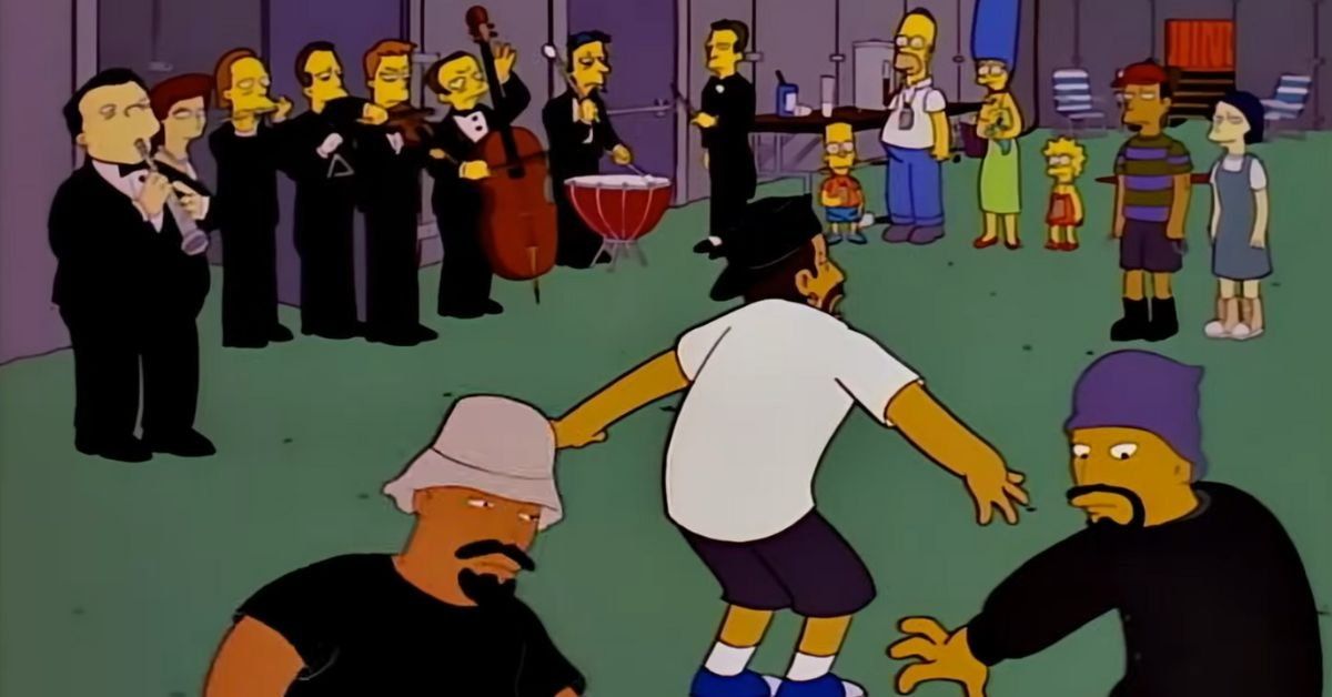 Animated Cypress Hill in "The Simpsons" episode