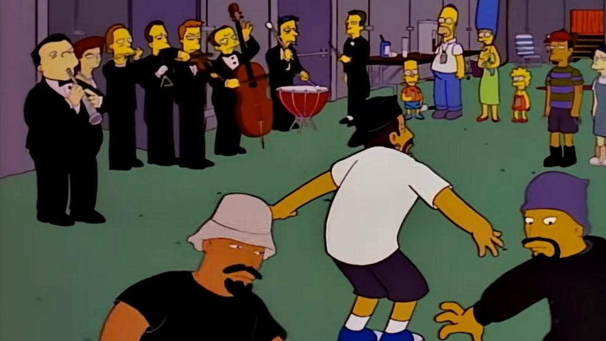 Animated Cypress Hill in "The Simpsons" episode