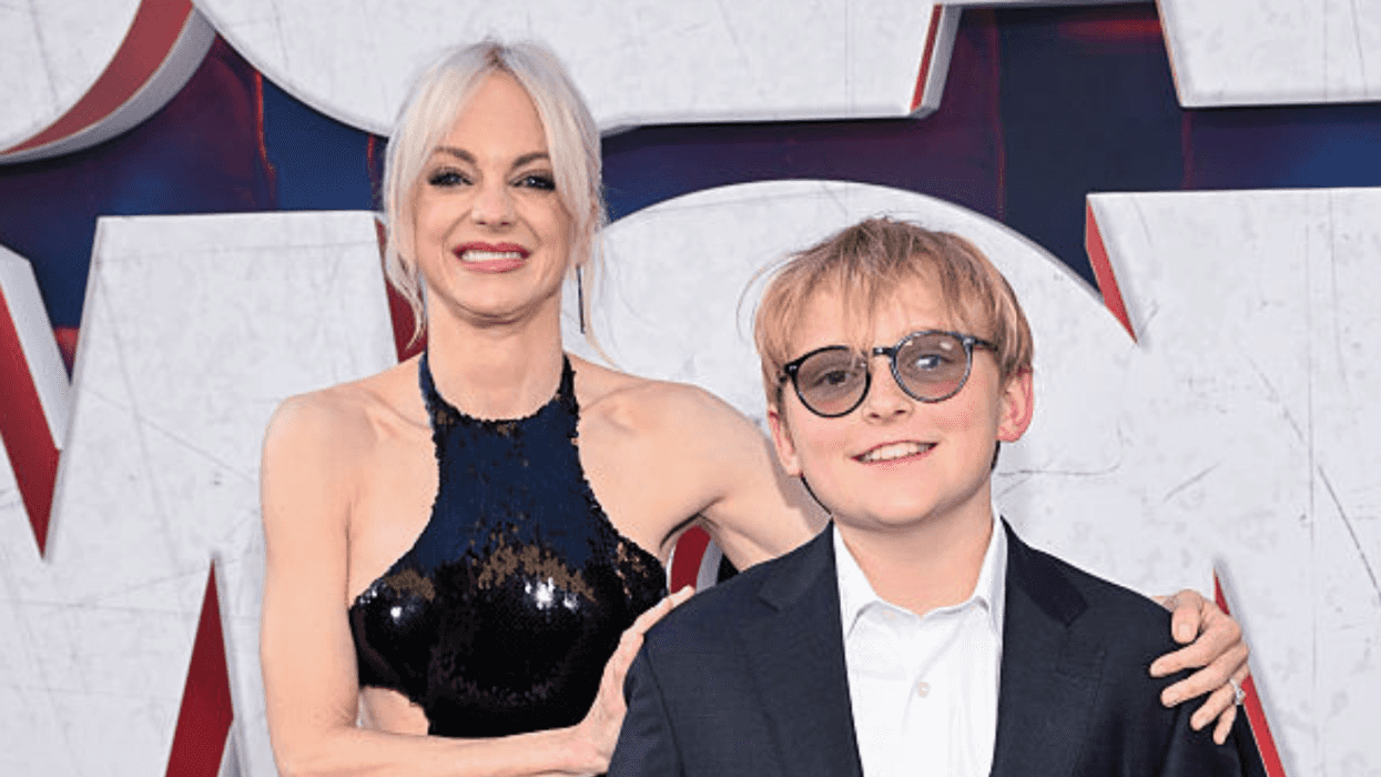 Anna Faris and son Jack