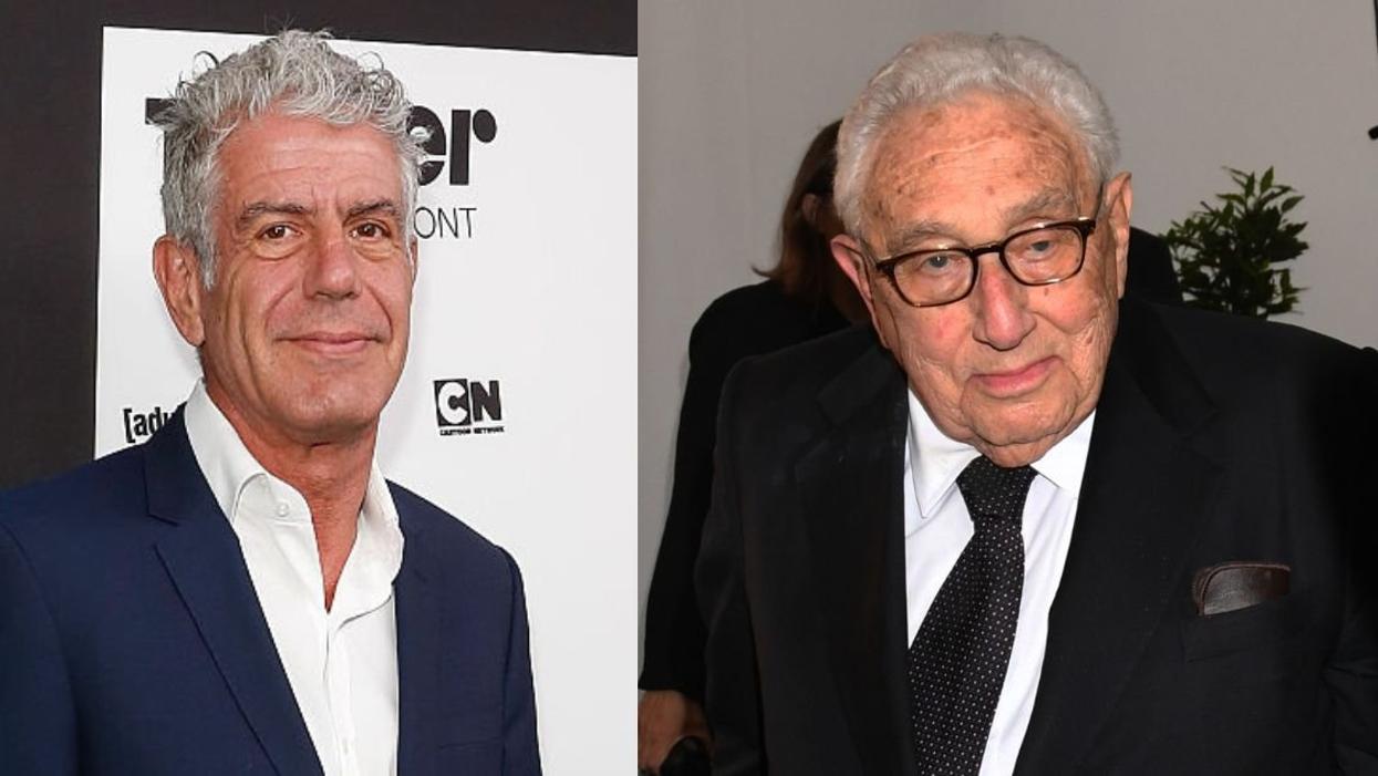 Anthony Bourdain; Henry Kissinger