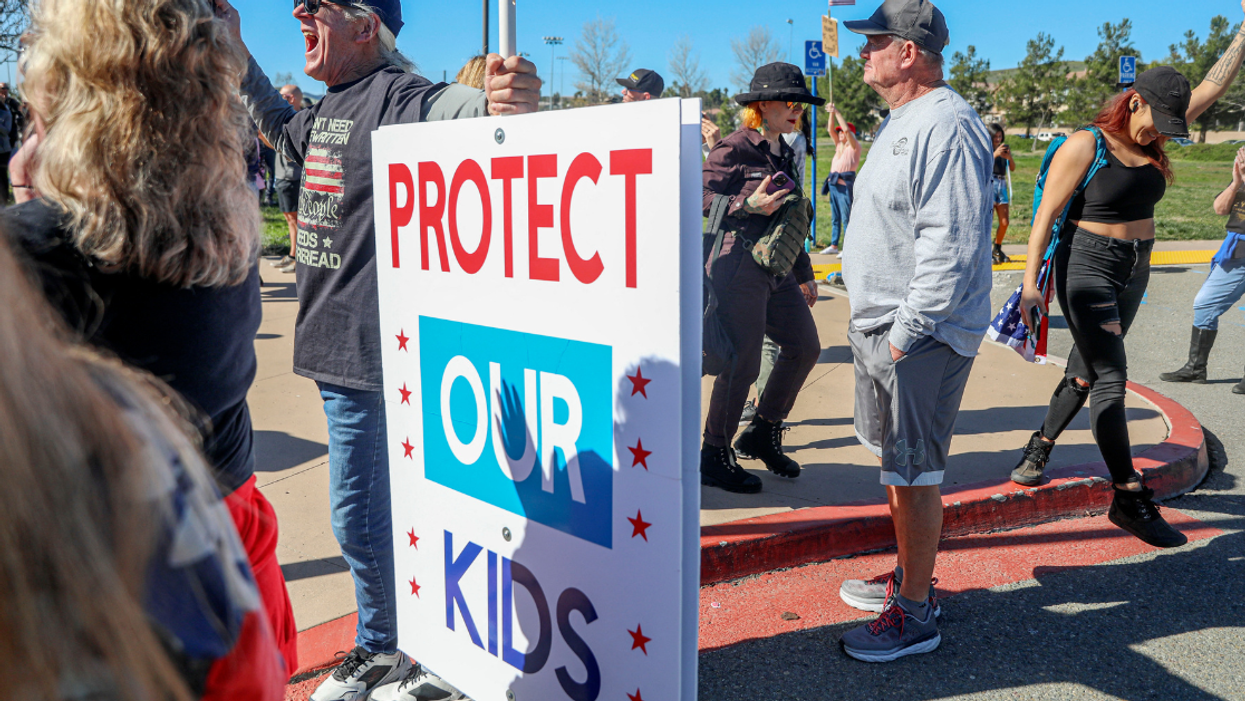 anti-LGBTQ+ protesters