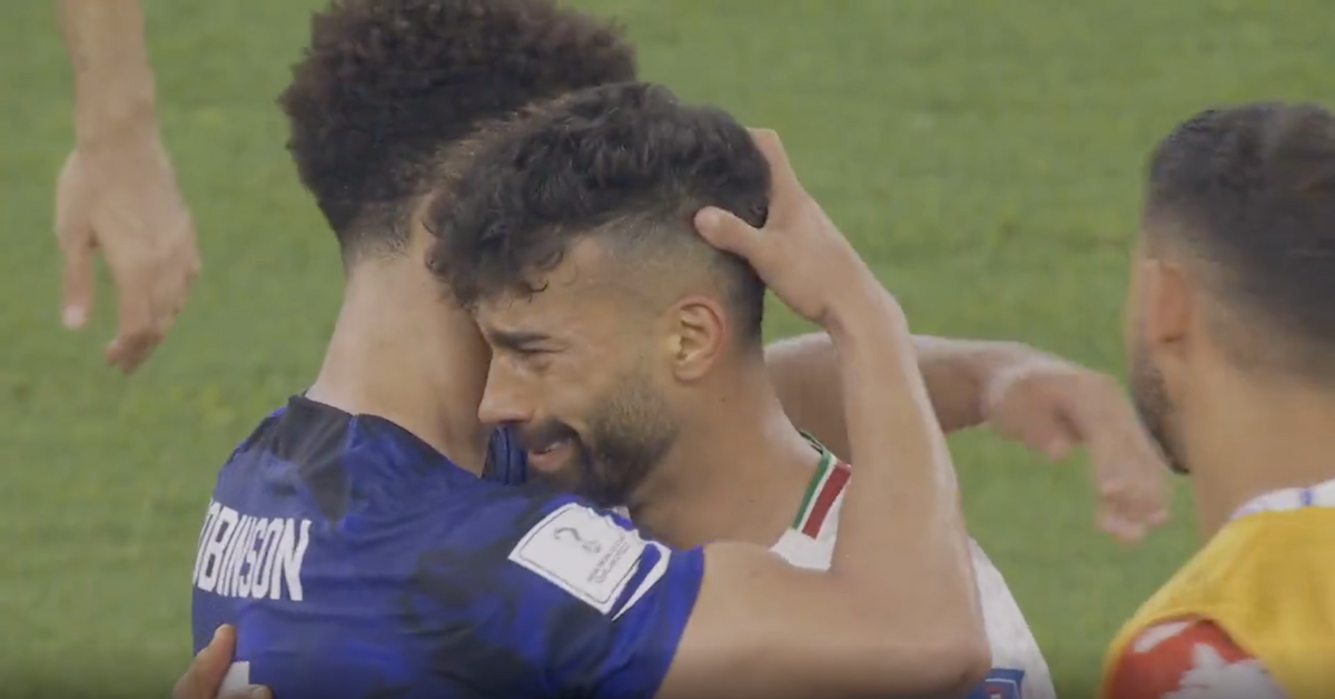 Antonee Robinson and Ramin Rezaian