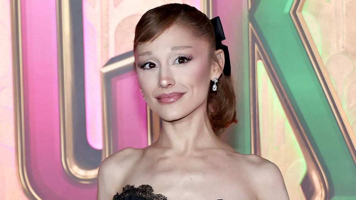 Ariana Grande attends the "Wicked: For Good!" New York Premiere at David Geffen Hall on November 17, 2025, in New York City.