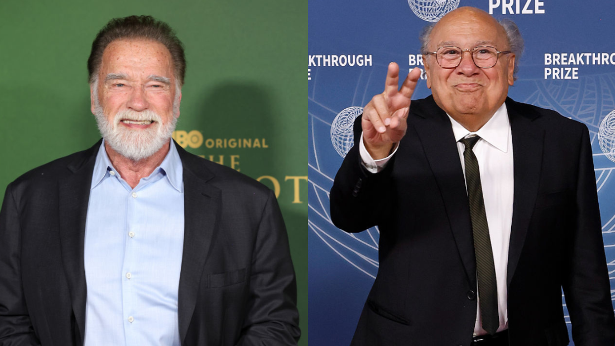 Arnold Schwarzenegger and Danny DeVito