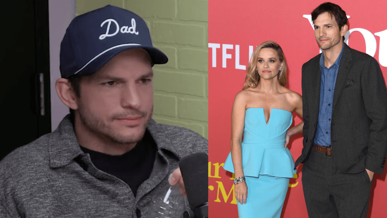 Ashton Kutcher; Reese Witherspoon and Ashton Kutcher