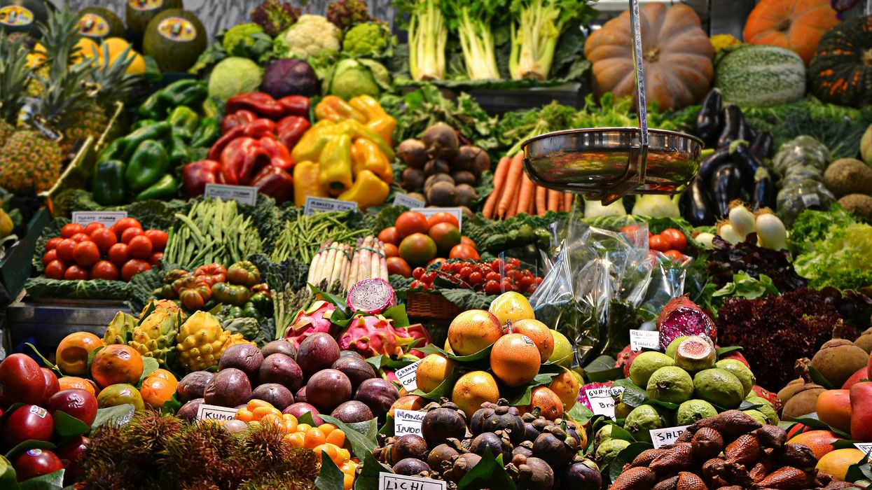 assorted produce at the market