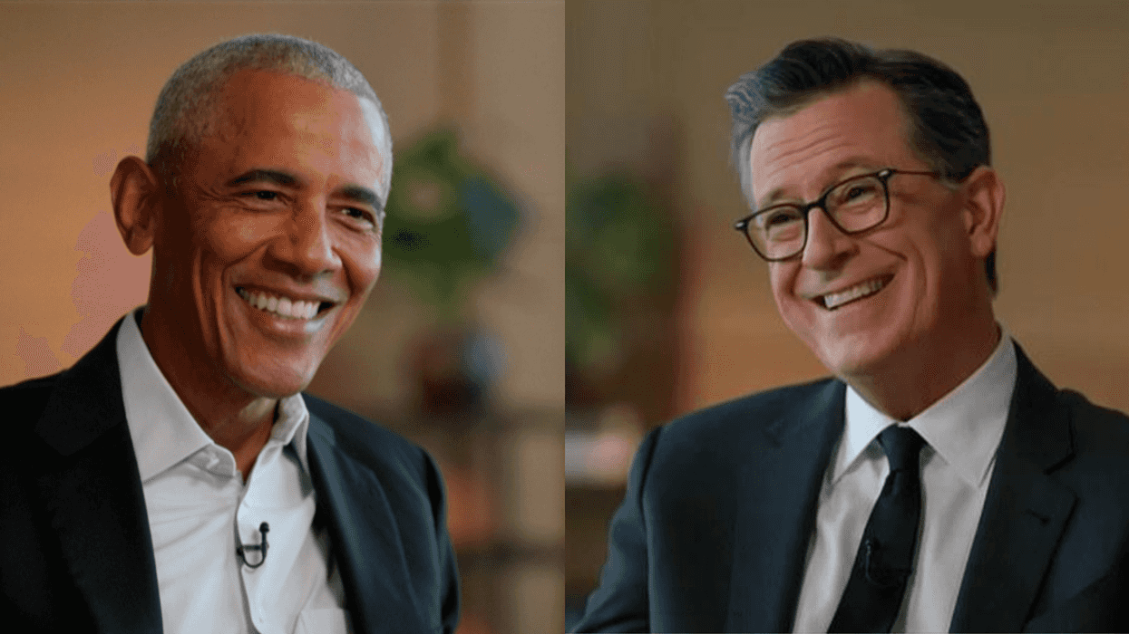 Barack Obama; Stephen Colbert