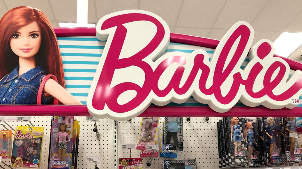 Barbie dolls on display