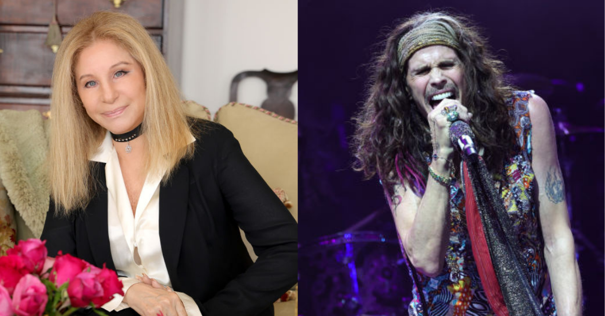 Barbra Streisand; Aerosmith's Steven Tyler