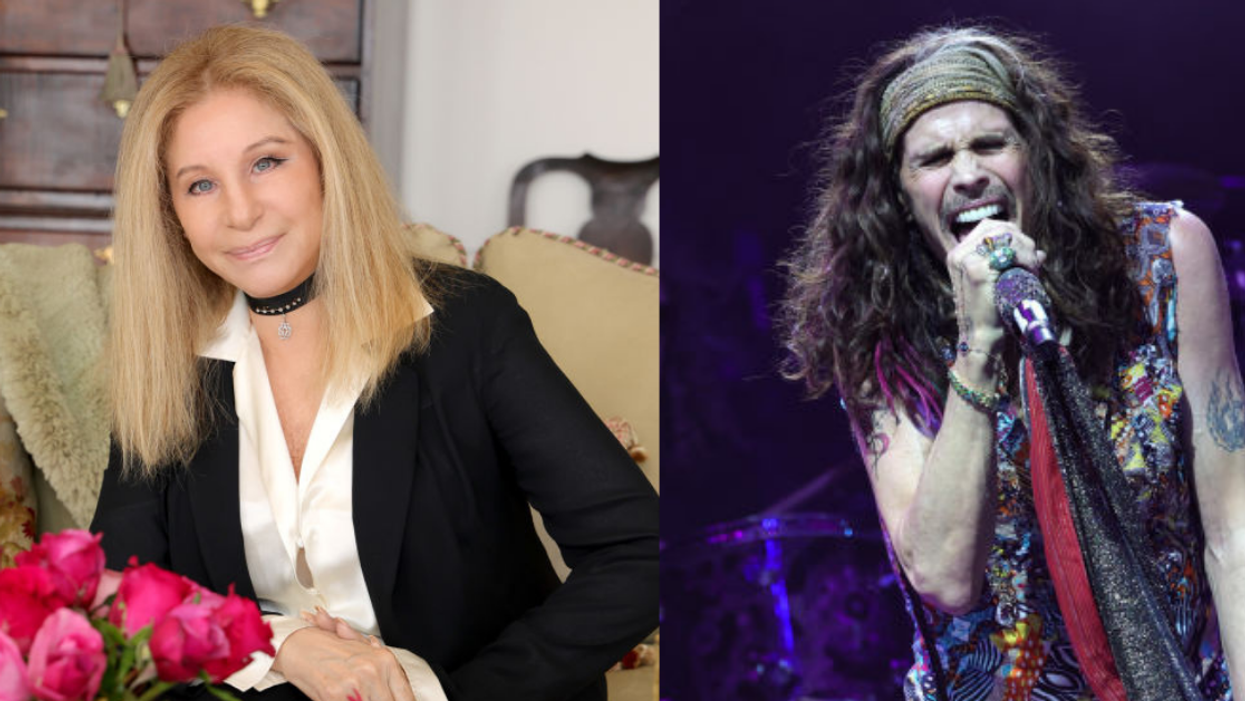 Barbra Streisand; Aerosmith's Steven Tyler