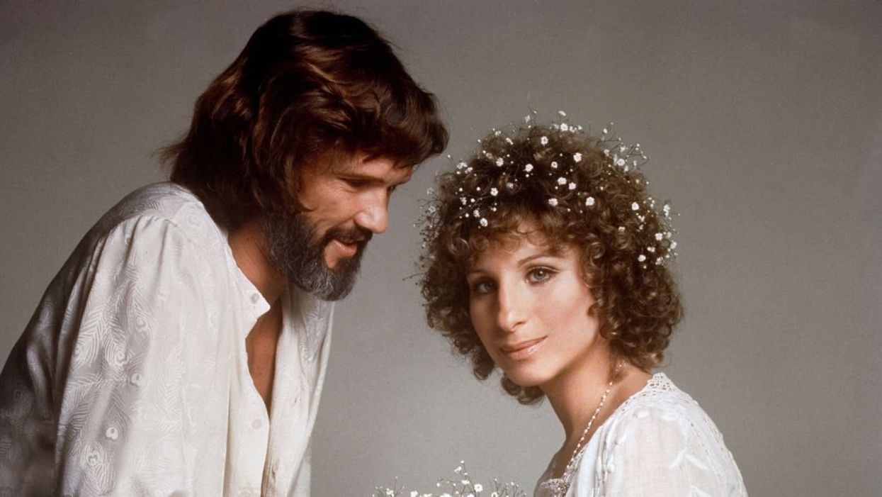 Barbra Streisand and Kris Kristofferson