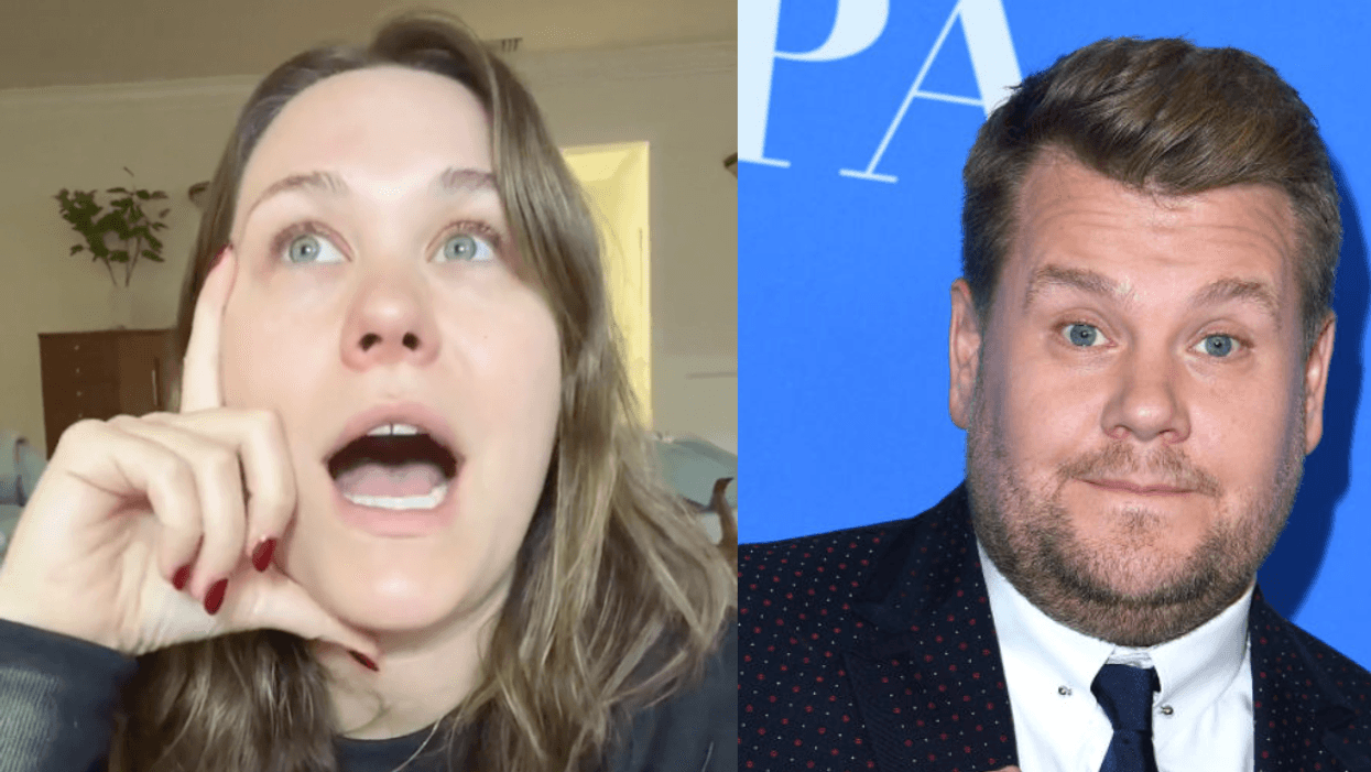 Becky Habersberger; James Corden