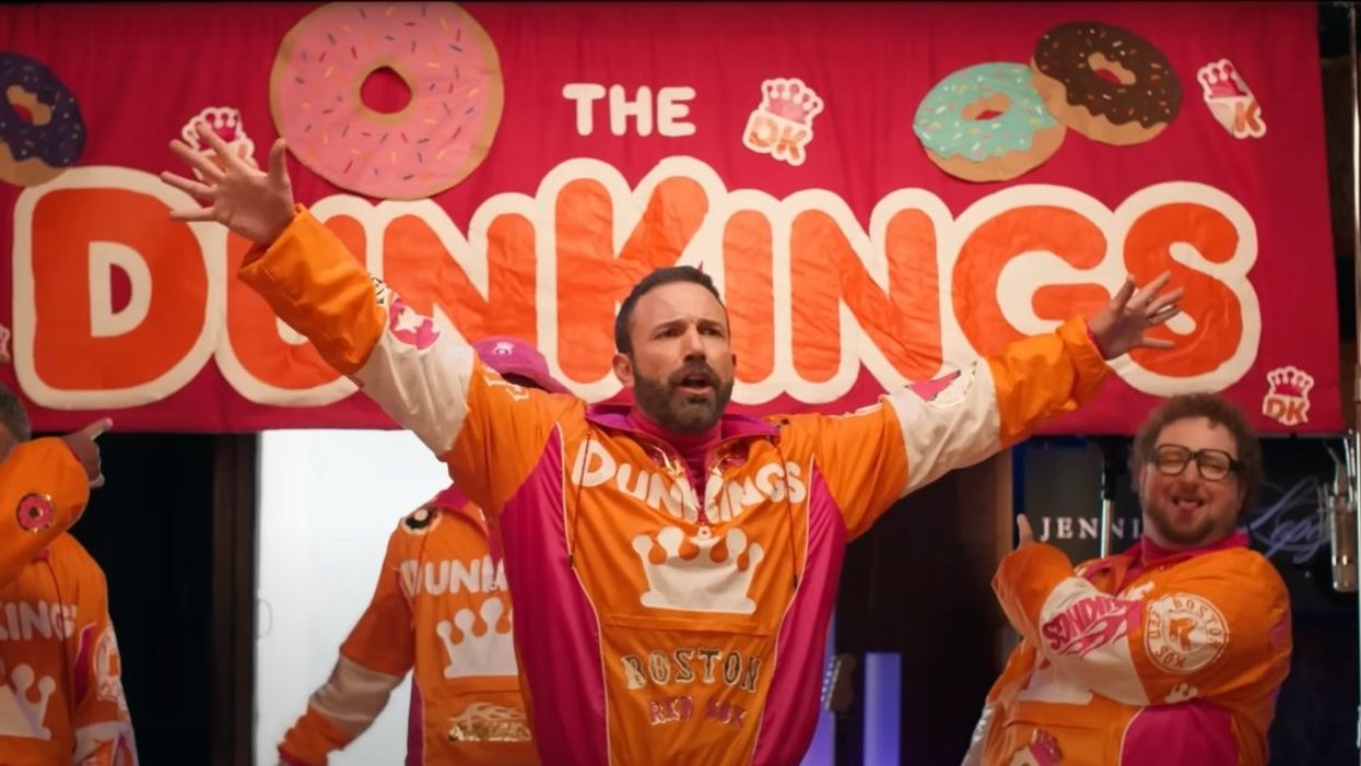 Ben Affleck in Dunkin' Donuts ad
