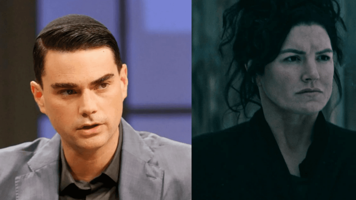 Ben Shapiro; Promotional still of Gina Carano in "Terror on the Prairie"