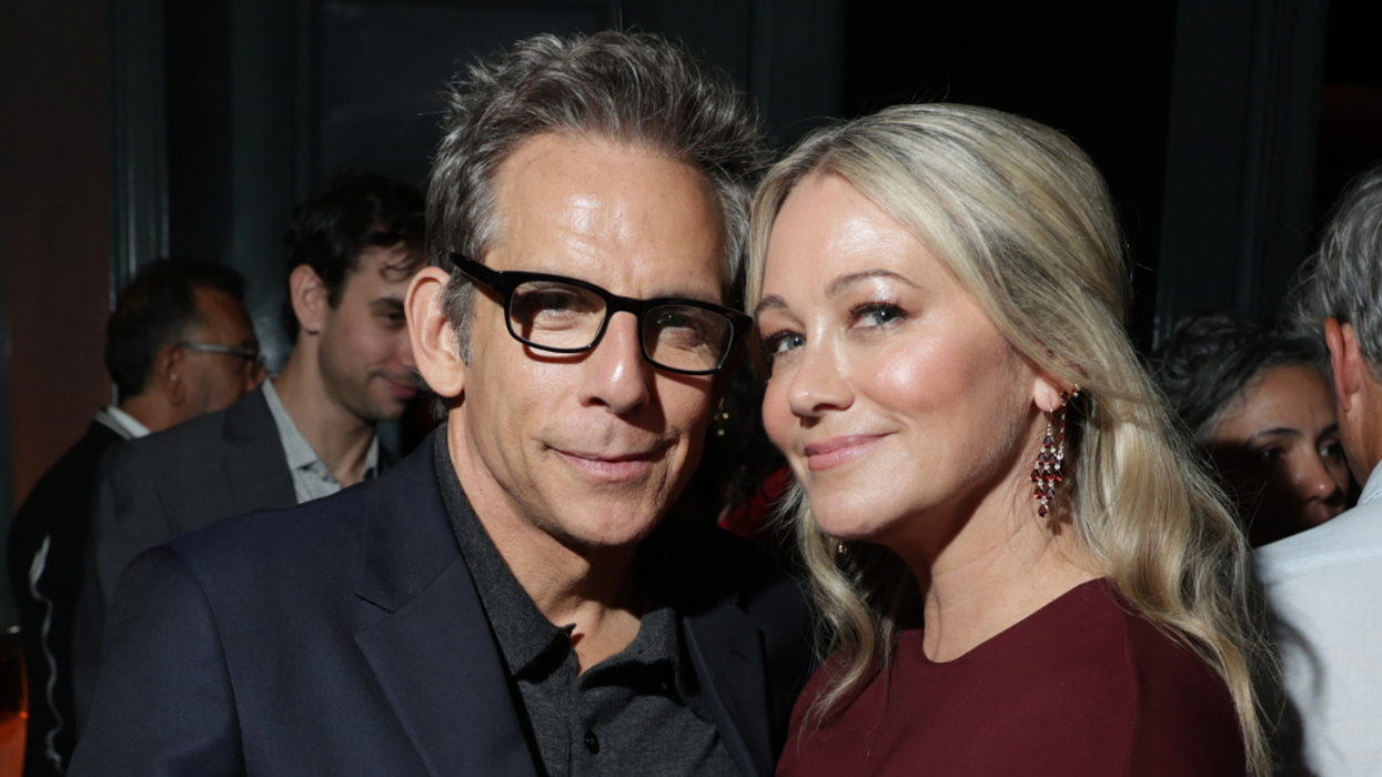 Ben Stiller and Christine Taylor