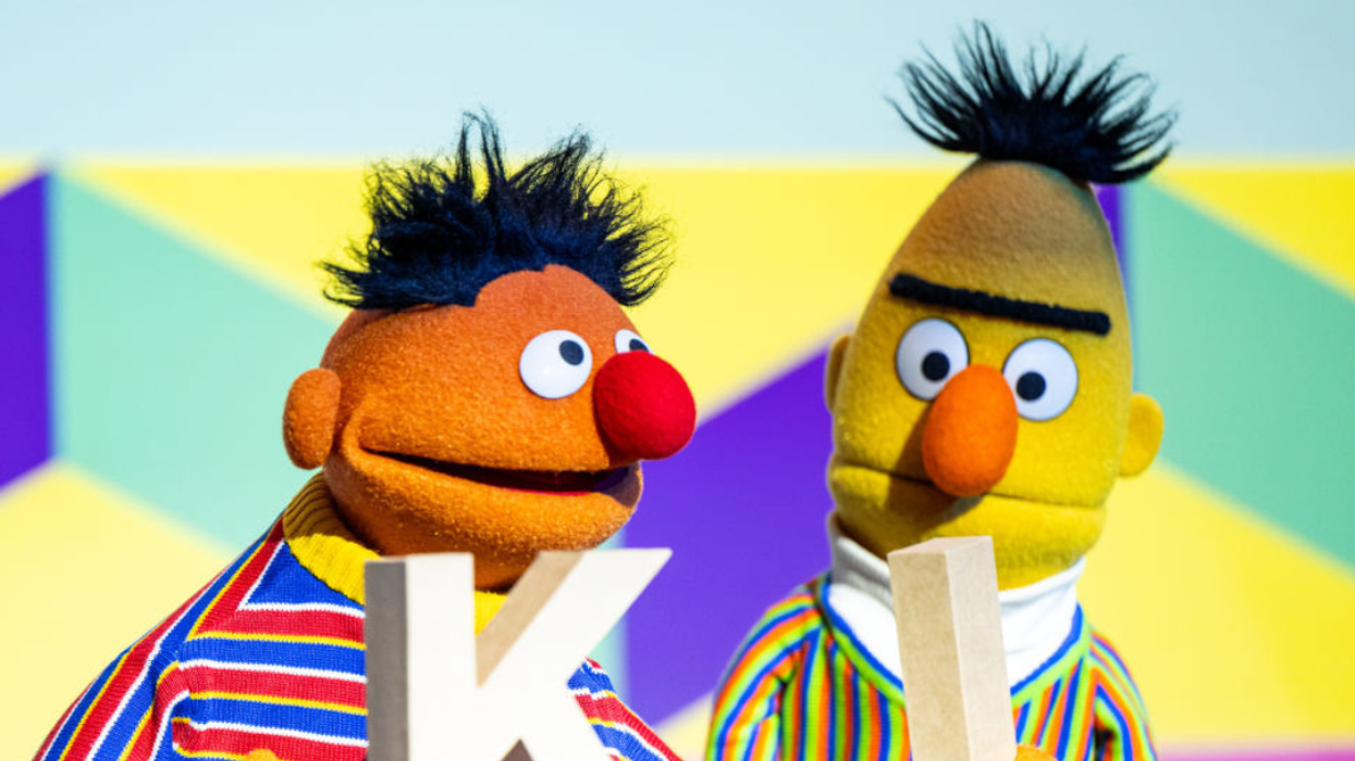 Bert and Ernie from "Sesame Street"