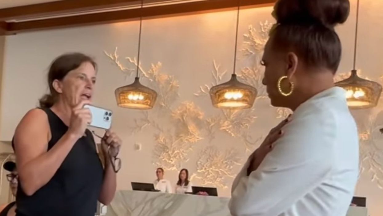 Beth Bourne confronting Marina Del Rey