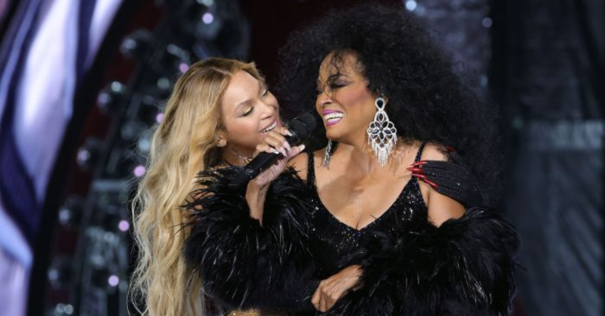 Beyoncé and Diana Ross