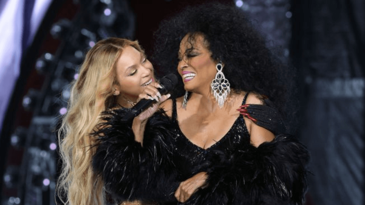 Beyoncé and Diana Ross